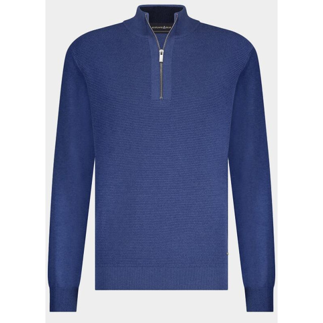 Bos Bright Blue Scotland blue half zip harvey half zip spe25305ha28sb/268 jeans blue 196286 large