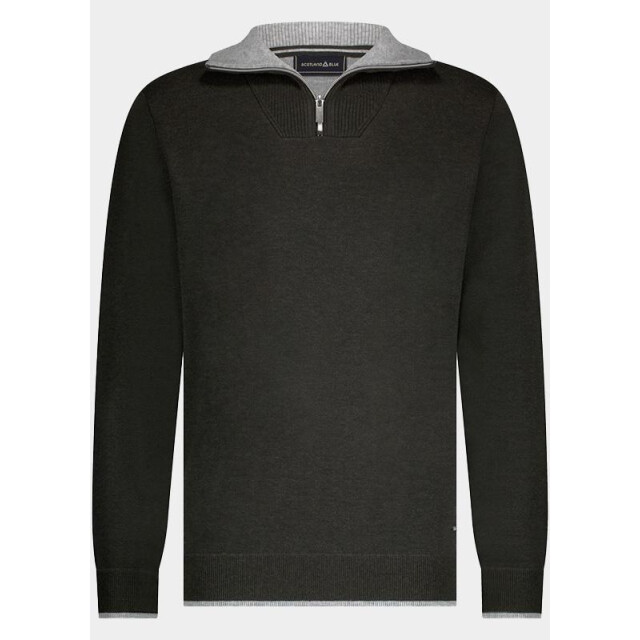 Bos Bright Blue Scotland blue pullover age halfzip pullover spe25305ag31sb/357 forest 196278 large