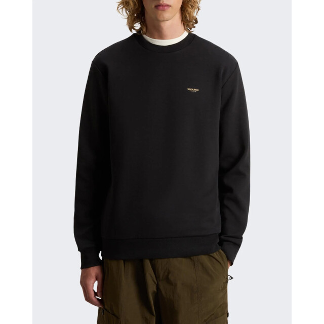 Woolrich Heren logo interlock crewneck CFWOSW2000MRUT5195-100 large