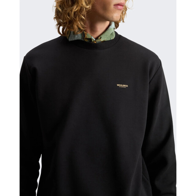 Woolrich Heren logo interlock crewneck CFWOSW2000MRUT5195-100 large