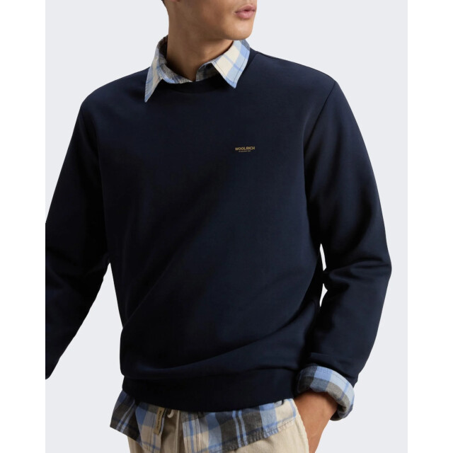 Woolrich Heren logo interlock crewneck CFWOSW2000MRUT5195-3989 large