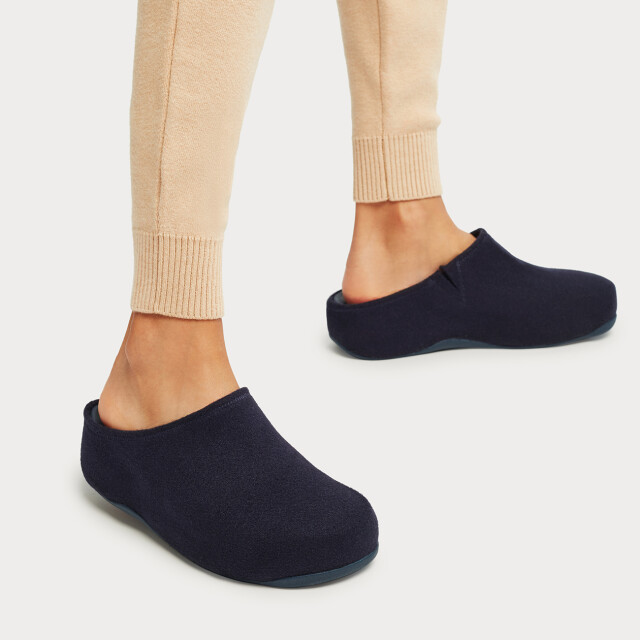 FitFlop Fitflop shuv | pantoffels | sloffen | donker | comfortabel | microwobbleboard-zool technologie EH5 large