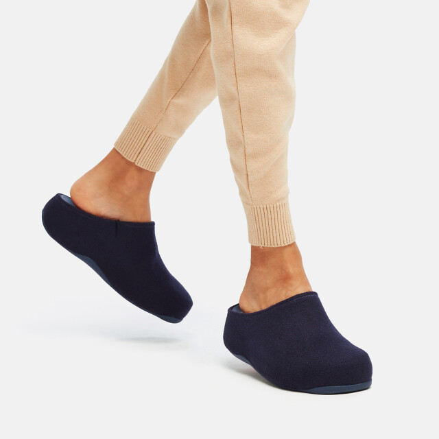 FitFlop Fitflop shuv | pantoffels | sloffen | donker | comfortabel | microwobbleboard-zool technologie EH5 large