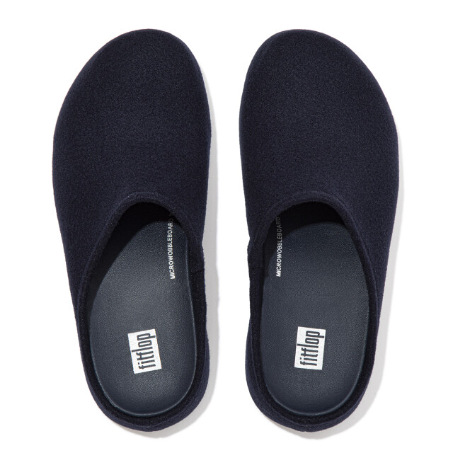 FitFlop Fitflop shuv | pantoffels | sloffen | donker | comfortabel | microwobbleboard-zool technologie EH5 large