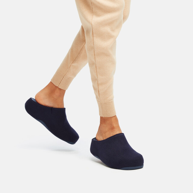 FitFlop Fitflop shuv | pantoffels | sloffen | donker | comfortabel | microwobbleboard-zool technologie EH5 large
