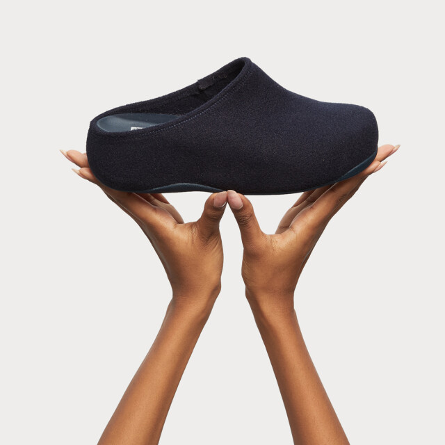 FitFlop Fitflop shuv | pantoffels | sloffen | donker | comfortabel | microwobbleboard-zool technologie EH5 large