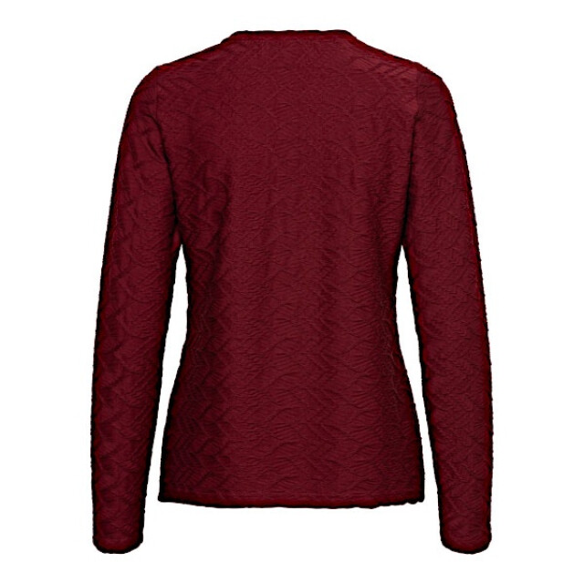 &Co Woman &co women top lonneke jaquard wine red Lonneke Jaquard - Wine Red large