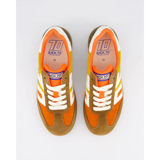 Back 70 Dames squid orange suede mix 108011-00007-squid 07 large
