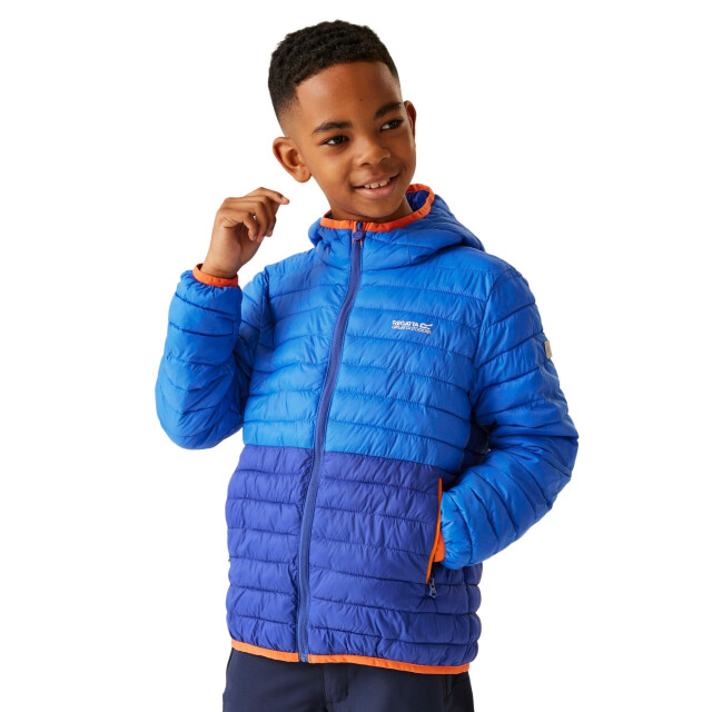 Regatta Gewatteerd kinder/kinder hillpack ii colour block jacket UTRG10832_oxfordbluenewroyal large
