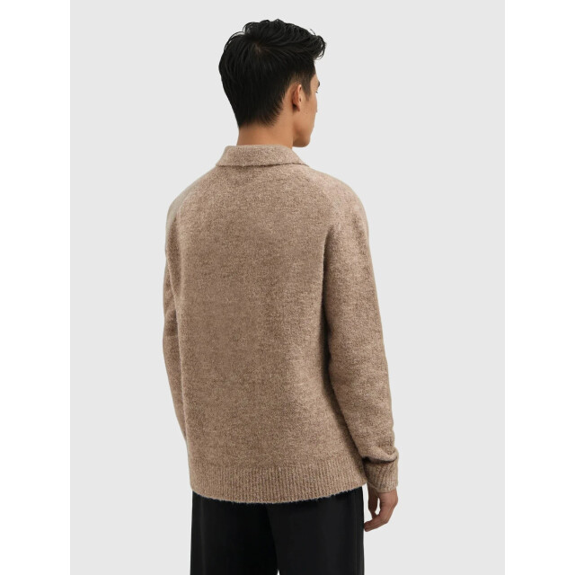 Pure Path Bouclé long knit polo 159839602 large