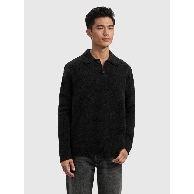 Pure Path Bouclé long knit polo 159839638 large