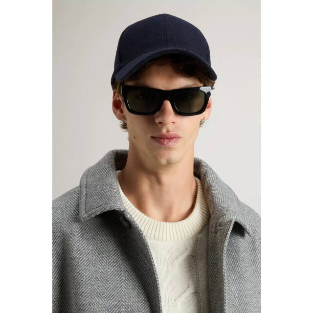 Woolrich Solid wool cap melton 159841631 large