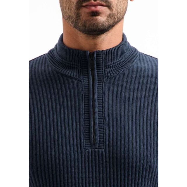 No Excess Pullover half zip rib variation night 29230932-078 large