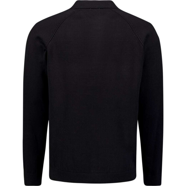 No Excess Pullover polo half zip solid black 29230962SN-020 large