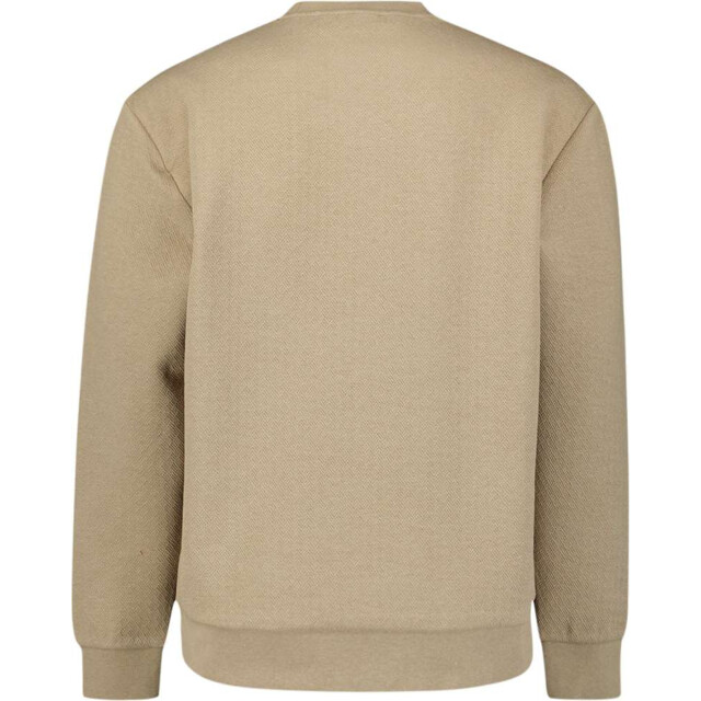 No Excess Sweater crewneck relief melange sand 29100905-015 large