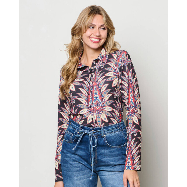 &Co Woman Blouse lange mouw bl401 lotte &Co Woman Blouse lange mouw BL401 LOTTE large
