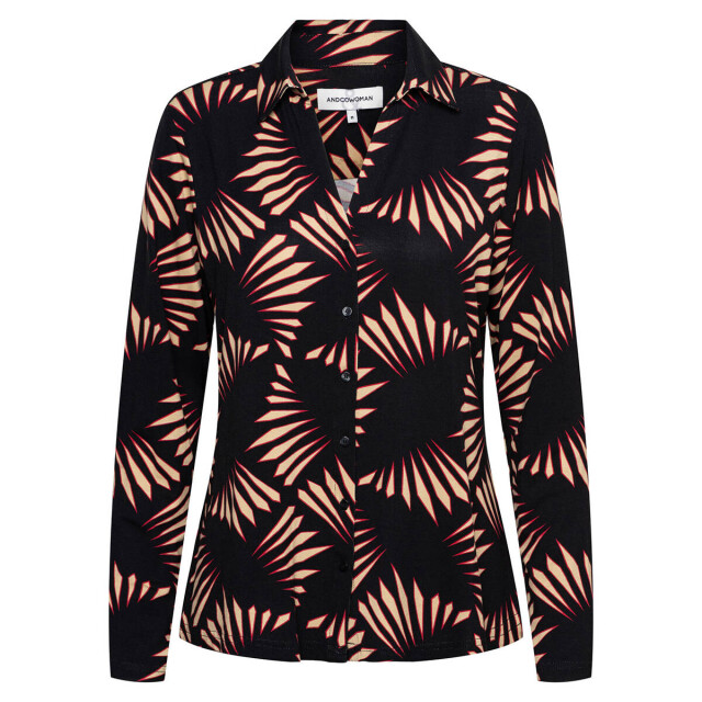&Co Woman Blouse lange mouw bl399 vayen &Co Woman Blouse lange mouw BL399 VAYEN large