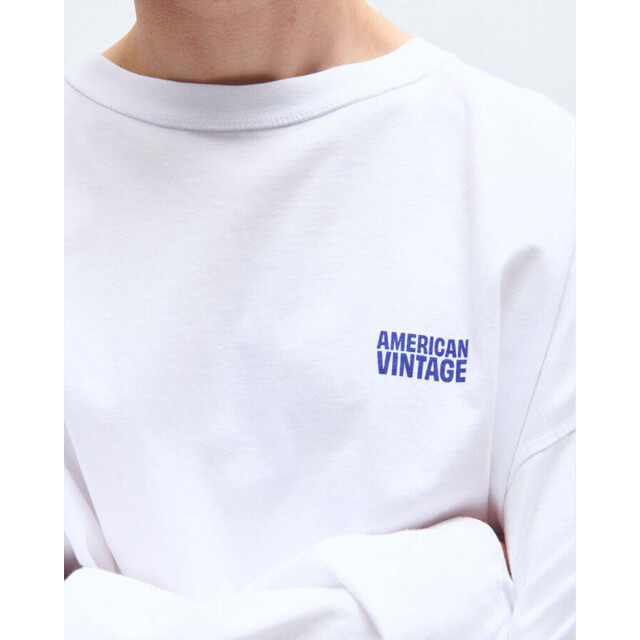 American Vintage T-shirt lange mouw mgix02bh25 American Vintage T-shirt lange mouw MGIX02BH25 large