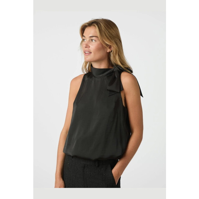 Neo Noir veda drapy satin top 166605 100 black 06010.990.0046 large