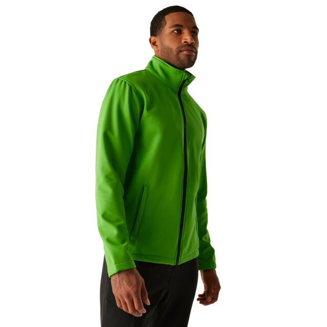 Regatta Heren ablaze printable softshell jas UTRG3560_extremegreenblack large