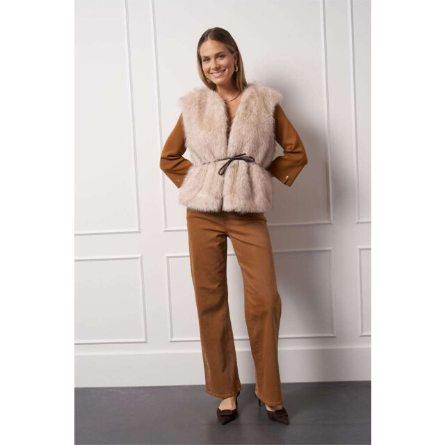 Studio Anneloes Ivana fur waistcoat 13259-1700 large