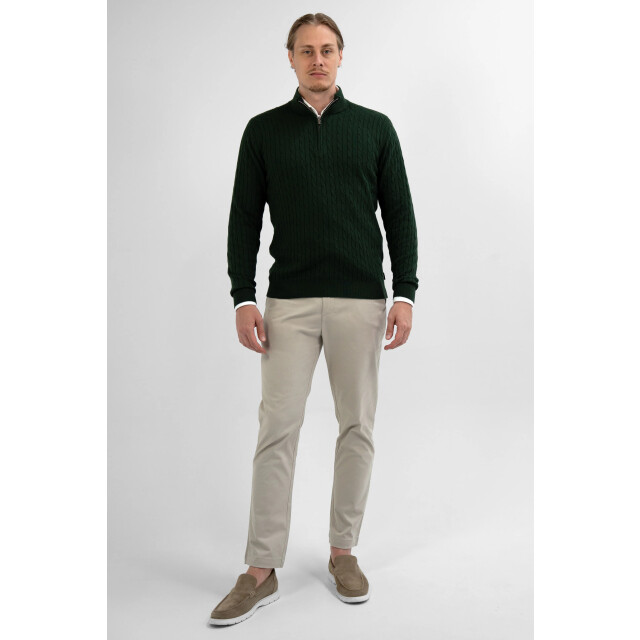 Vercate Half zip cashmere blend - VC-HZ-CMB-GR large