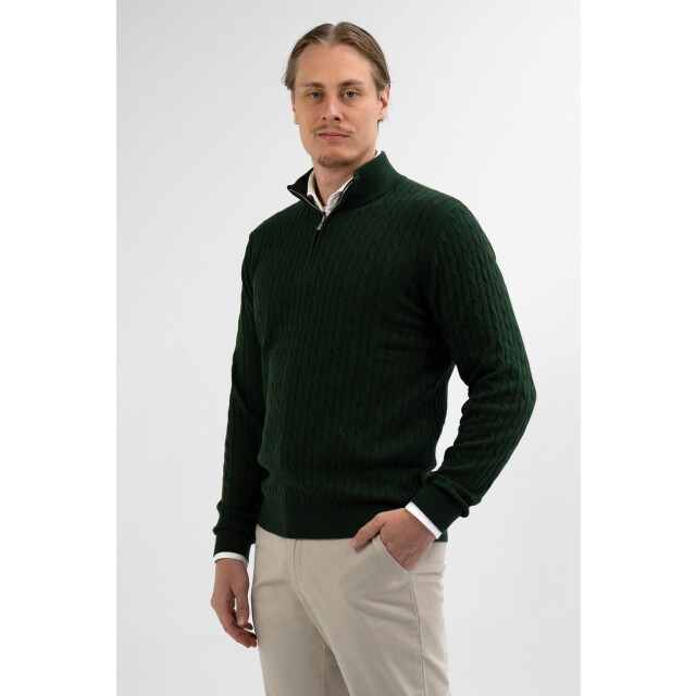 Vercate Half zip cashmere blend - VC-HZ-CMB-GR large