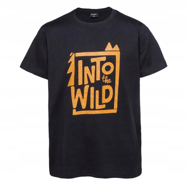 Hi-Tec Terin t-shirt voor kinderen UTIG3407_blackflameorange large