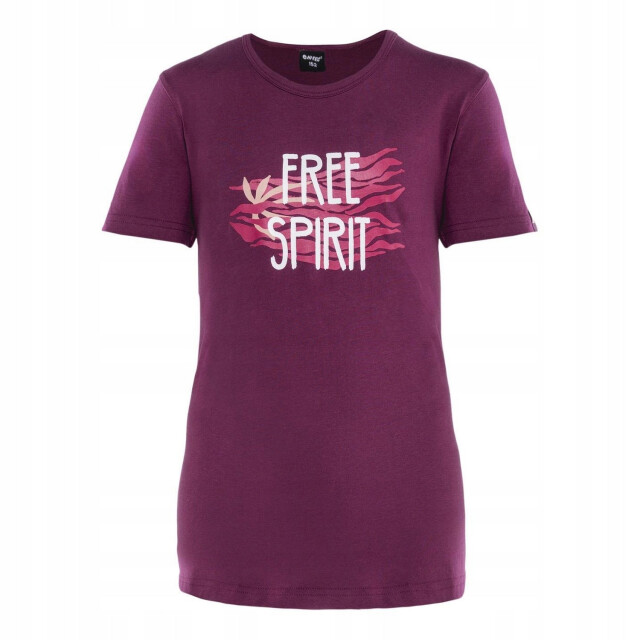 Hi-Tec Tolka t-shirt met korte mouwen voor kinderen/kinderen UTIG3313_boysenberry large