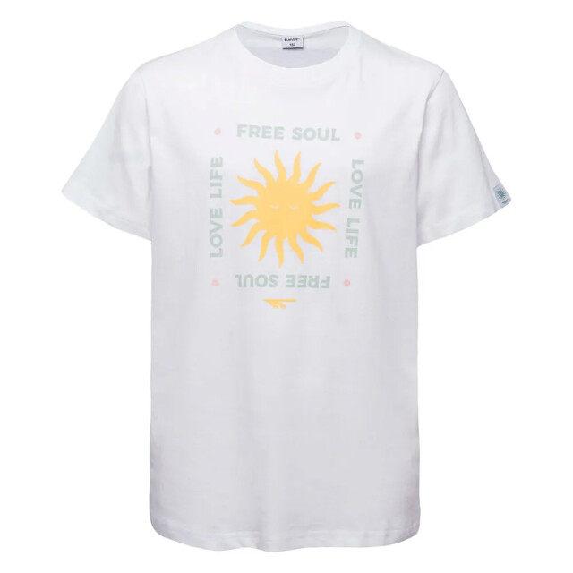 Hi-Tec Zonnig t-shirt voor kinderen UTIG3504_whitefrostygreen large