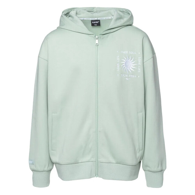 Hi-Tec Rigel full zip hoodie kinderen/kinderen UTIG3497_frostygreen large Hi-Tec Rigel full zip hoodie kinderen/kinderen UTIG3497_frostygreen large
