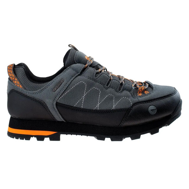 Hi-Tec Heren gelen ii laag waterdichte wandelschoenen UTIG3710_darkgreyblackorange large