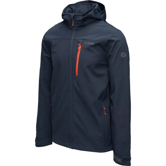 Hi-Tec Heren nikko soft shell jas UTIG4025_skycaptainrooibostea large