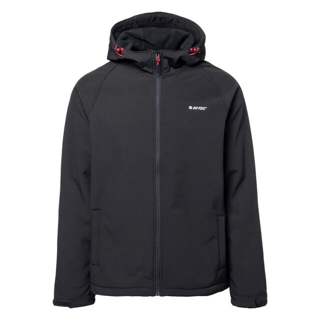 Hi-Tec Unisex neti ii soft shell jas voor volwassenen UTIG4122_blacksalsa large