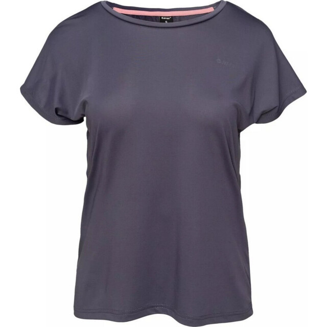 Hi-Tec Dames hine t-shirt met korte mouwen UTIG4408_graystone large