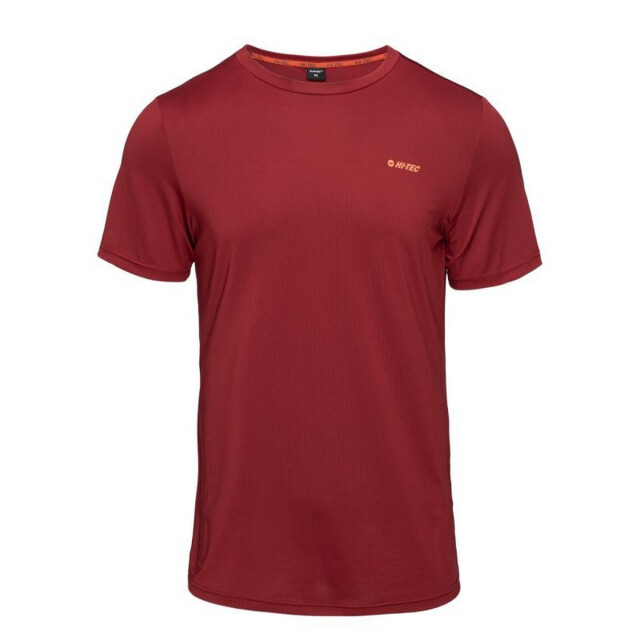 Hi-Tec Heren hadi effen t-shirt UTIG4396_merlot large