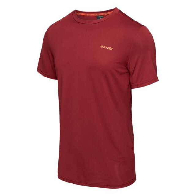 Hi-Tec Heren hadi effen t-shirt UTIG4396_merlot large
