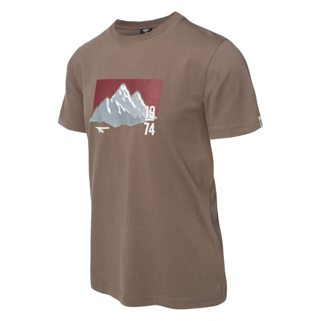 Hi-Tec Heren rawal t-shirt met korte mouwen UTIG5289_chocolatechip large