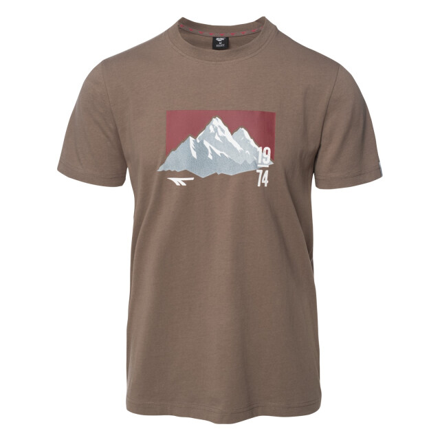 Hi-Tec Heren rawal t-shirt met korte mouwen UTIG5289_chocolatechip large
