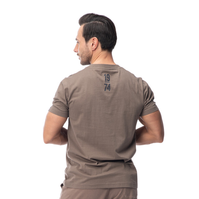 Hi-Tec Heren rawal t-shirt met korte mouwen UTIG5289_chocolatechip large