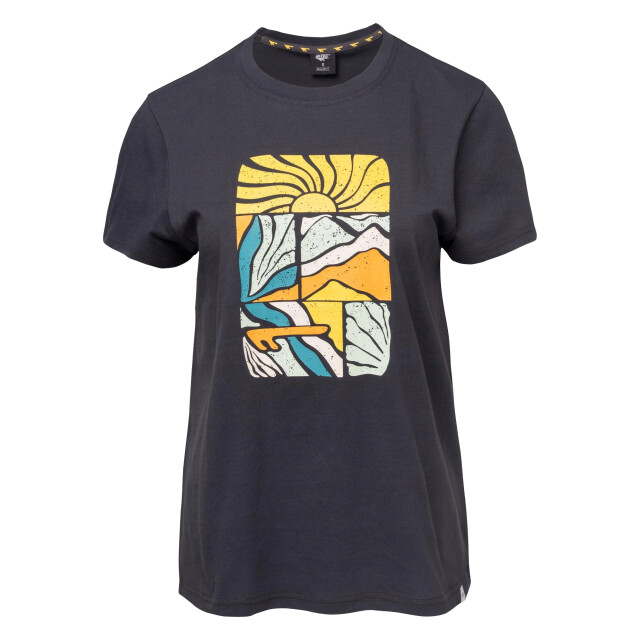 Hi-Tec Dames gladys t-shirt met korte mouwen UTIG5439_phantom large