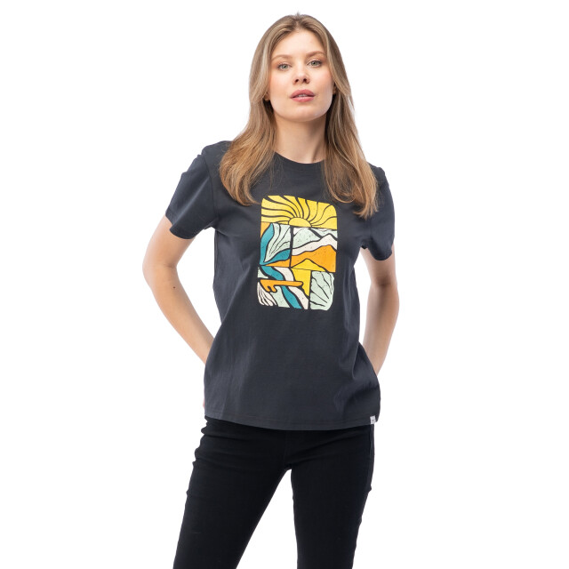 Hi-Tec Dames gladys t-shirt met korte mouwen UTIG5439_phantom large