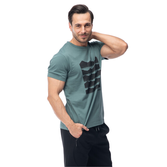 Hi-Tec Heren amezo t-shirt UTIG5443_silverpine large