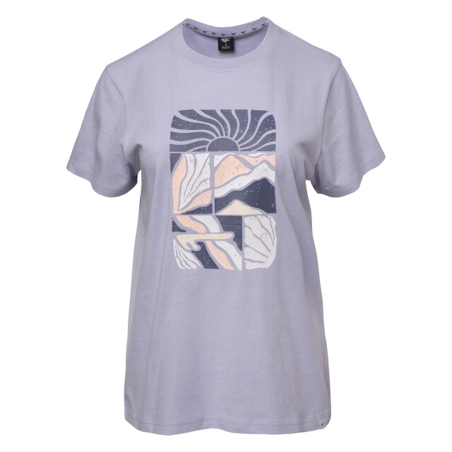 Hi-Tec Dames gladys t-shirt met korte mouwen UTIG5439_violet large