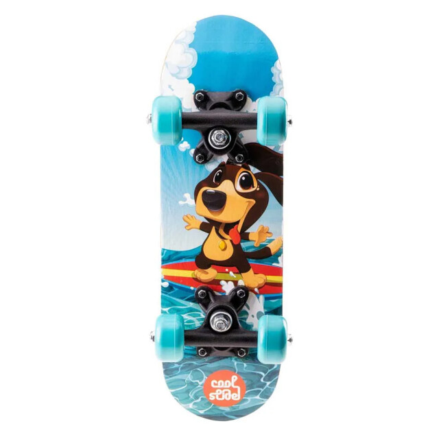 Coolslide Kinderen/kinderen tofu surf puppy skateboard UTIG5092_multicoloured large
