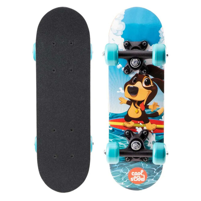 Coolslide Kinderen/kinderen tofu surf puppy skateboard UTIG5092_multicoloured large