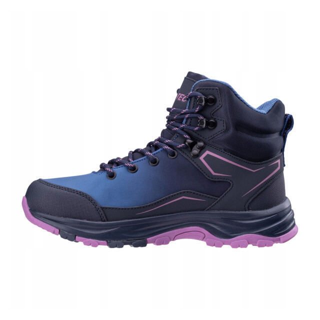 Hi-Tec Dames deneb mid cut enkellaarsjes UTIG5344_navypink large Hi-Tec Dames deneb mid cut enkellaarsjes UTIG5344_navypink large