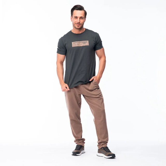 Hi-Tec Heren hamiloni t-shirt UTIG5604_peat large