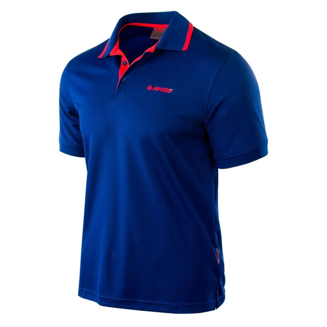 Hi-Tec Heren site ii trainings polo shirt UTIG5804_bluehighriskred large