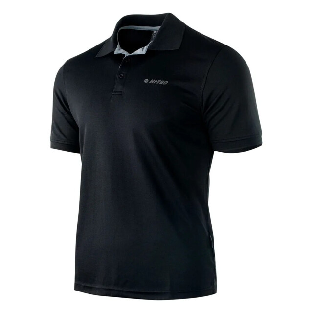 Hi-Tec Heren site ii trainings polo shirt UTIG5804_blacksilver large